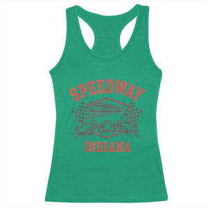 Indiana Speedway Slammer 2025 Racerback Tank Top Detention Prison Jail TS02 Irish Green Print Your Wear