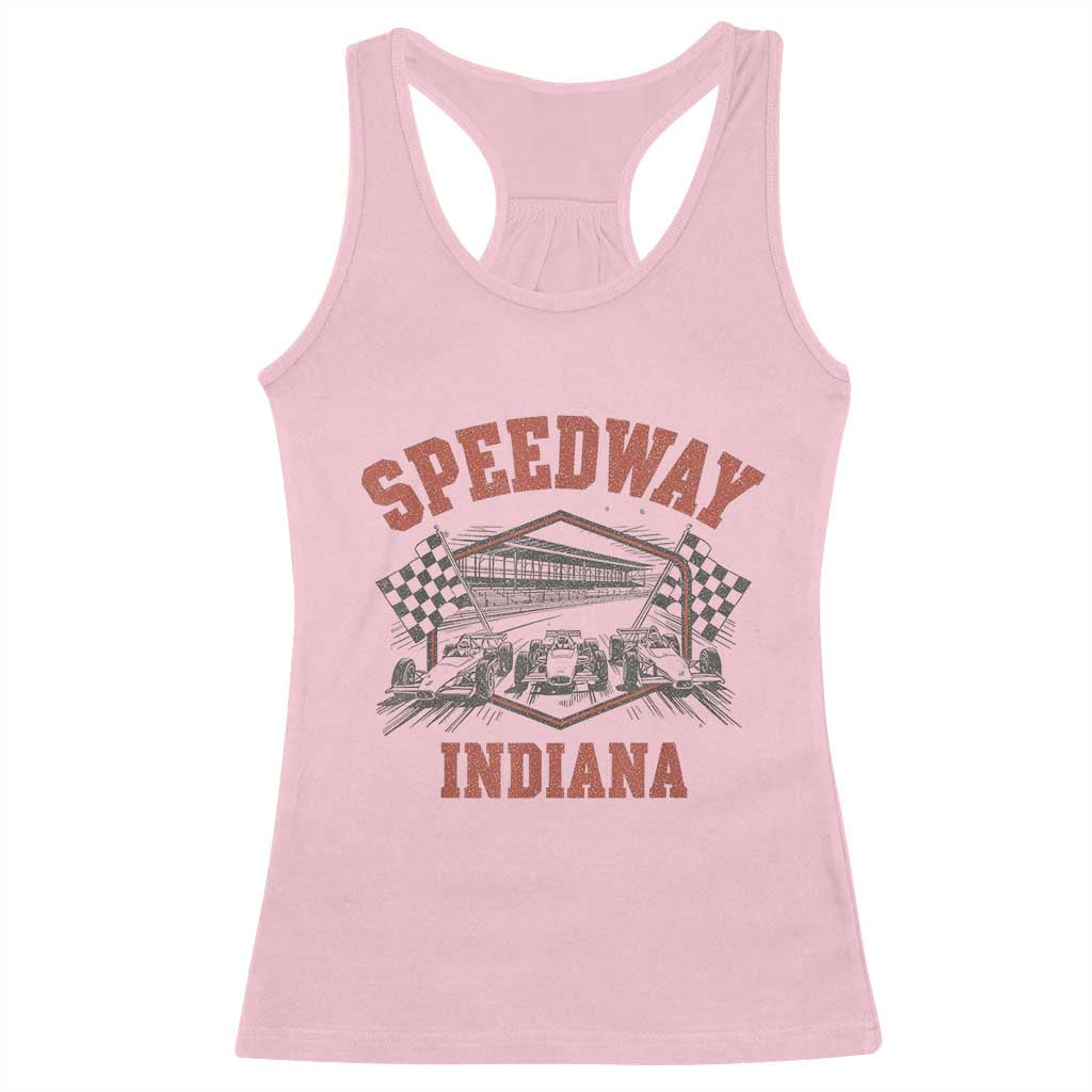 Indiana Speedway Slammer 2025 Racerback Tank Top Detention Prison Jail TS02 Light Pink Print Your Wear