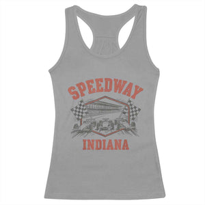 Indiana Speedway Slammer 2025 Racerback Tank Top Detention Prison Jail TS02 Sport Gray Print Your Wear