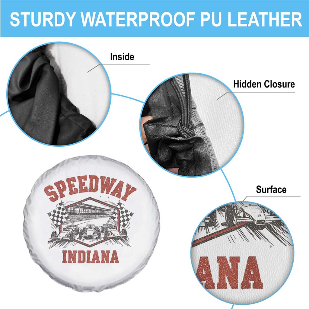 Indiana Speedway Slammer 2025 Spare Tire Cover Detention Prison Jail TS02 Print Your Wear