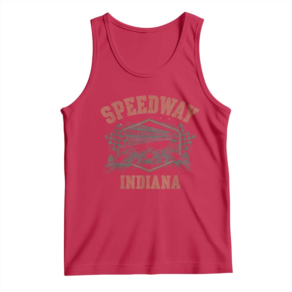Indiana Speedway Slammer 2025 Tank Top Detention Prison Jail TS02 Red Print Your Wear