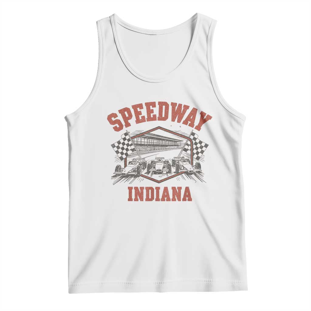 Indiana Speedway Slammer 2025 Tank Top Detention Prison Jail TS02 White Print Your Wear
