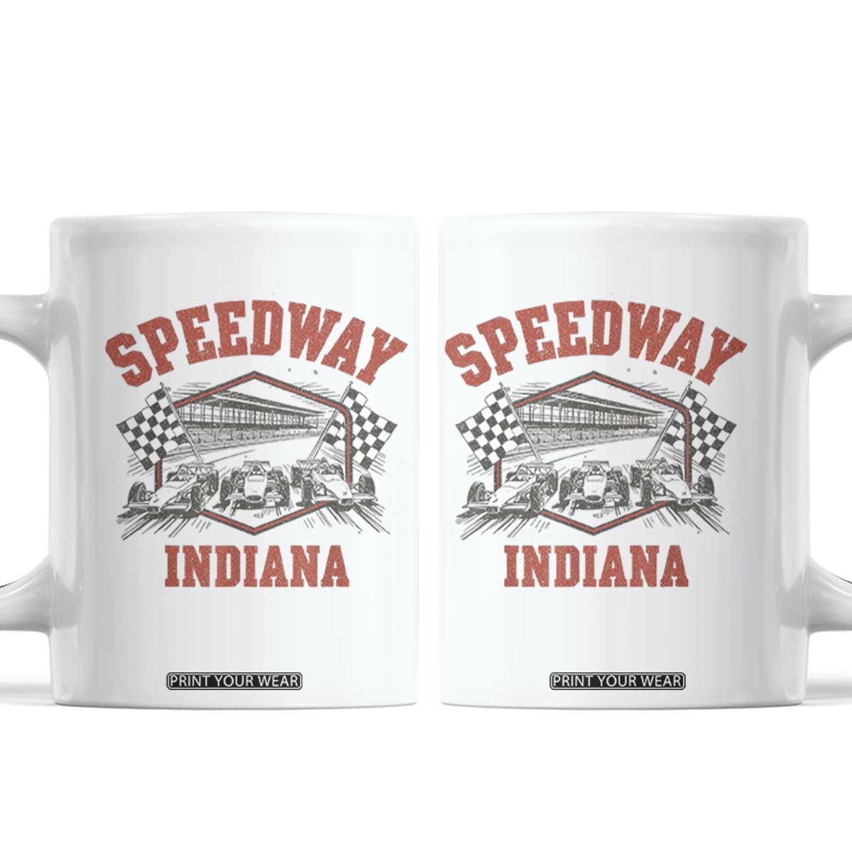 Indiana Speedway Slammer 2025 Coffee Mug Detention Prison Jail TS02 White Print Your Wear