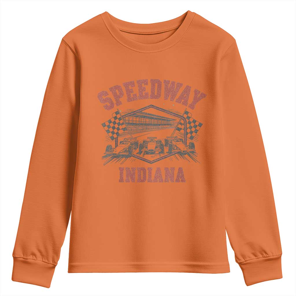 Indiana Speedway Slammer 2025 Youth Sweatshirt Detention Prison Jail TS02 Orange Print Your Wear