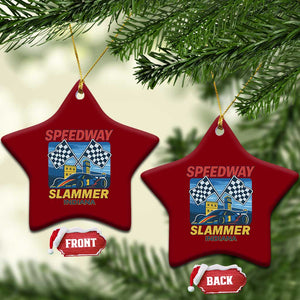 Speedway Slammer 2025 Ceramic Ornament Indiana Alcatraz Vintage Racing Graphic TS02 Print Your Wear