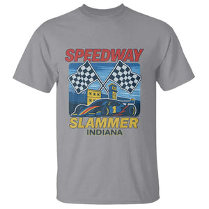 Speedway Slammer 2025 T Shirt Indiana Alcatraz Vintage Racing Graphic TS02 Sport Gray Print Your Wear