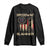 Speedway Slammer 2025 Long Sleeve Shirt We The People Patriotic Distressed American Flag TS02 Black Print Your Wear