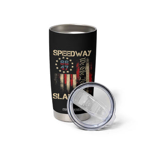 Speedway Slammer 2025 Tumbler Cup We The People Patriotic Distressed American Flag TS02 Print Your Wear