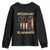 Speedway Slammer 2025 Youth Sweatshirt We The People Patriotic Distressed American Flag TS02 Black Print Your Wear