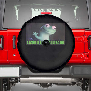 Funny Lizard Lizard Lizard Spare Tire Cover Weirdcore Gecko Meme TS02 Black Print Your Wear