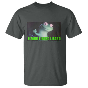 Funny Lizard Lizard Lizard T Shirt Weirdcore Gecko Meme TS02 Dark Heather Print Your Wear