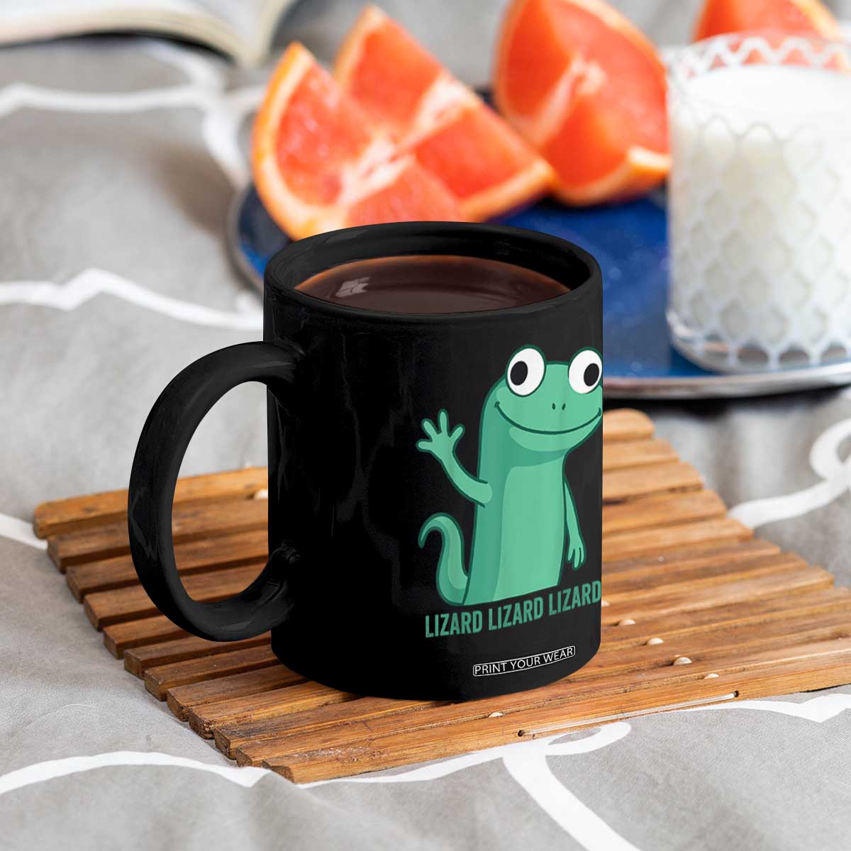 Funny Lizard Lizard Lizard Coffee Mug Cute Gecko Reptile Meme TS02 Print Your Wear