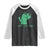 Funny Lizard Lizard Lizard Raglan Shirt Weirdcore Gecko Reptile Meme TS02 Black White Print Your Wear