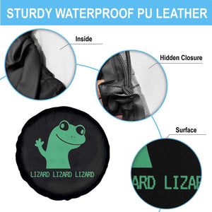 Funny Lizard Lizard Lizard Spare Tire Cover Weirdcore Gecko Reptile Meme TS02 Print Your Wear