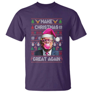 Trump Christmas Pink Bubble Gum T Shirt Make Christmas Great Again Ugly Sweater TS02 Purple Print Your Wear