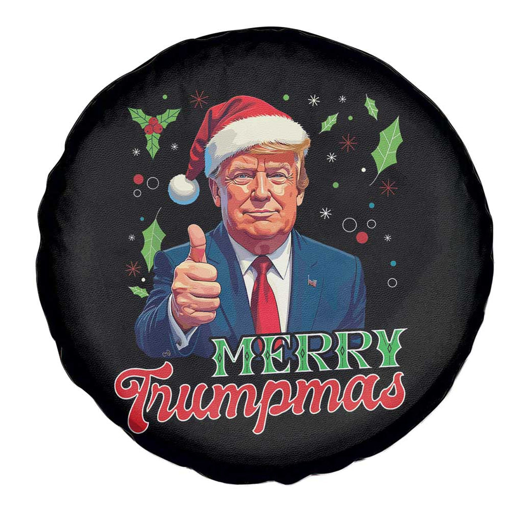 Xmas Trump Spare Tire Cover Merry Trumpmas Donald Santa Festive Xmas TS02 Print Your Wear