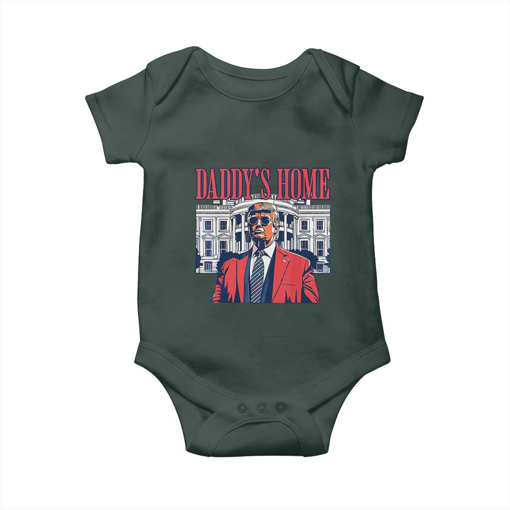 Trump Won 2024 Baby Onesie Daddy's Home TS02 Print Your Wear
