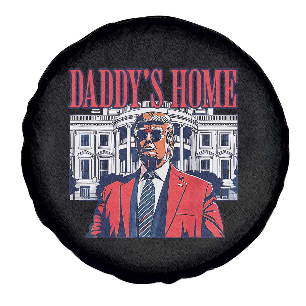 Trump Won 2024 Spare Tire Cover Daddy's Home TS02 Print Your Wear