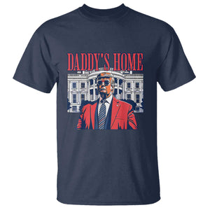 Trump Won 2024 T Shirt Daddy's Home TS02 Navy Print Your Wear
