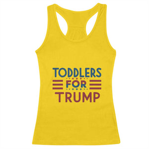 Trump 2024 Racerback Tank Top Toddlers for Trump Kids Trump 2024 TS02 Daisy Print Your Wear