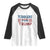 Trump 2024 Raglan Shirt Toddlers for Trump Kids Trump 2024 TS02 White Black Print Your Wear