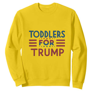 Trump 2024 Sweatshirt Toddlers for Trump Kids Trump 2024 TS02 Daisy Print Your Wear