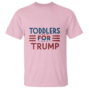 Trump 2024 T Shirt Toddlers for Trump Kids Trump 2024 TS02 Light Pink Print Your Wear