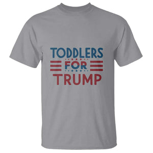 Trump 2024 T Shirt Toddlers for Trump Kids Trump 2024 TS02 Sport Gray Print Your Wear