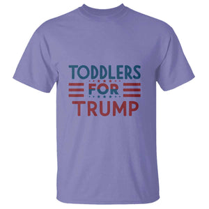 Trump 2024 T Shirt Toddlers for Trump Kids Trump 2024 TS02 Violet Print Your Wear