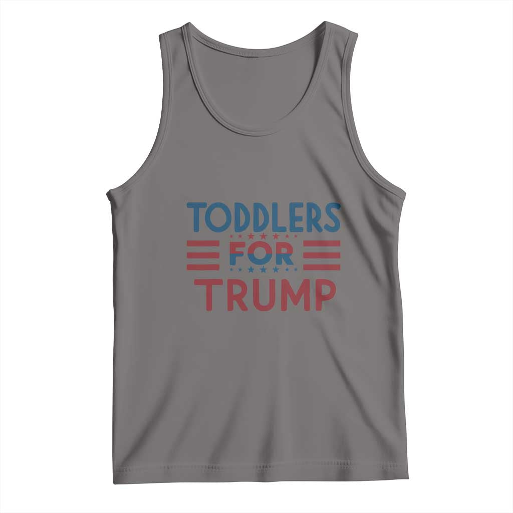 Trump 2024 Tank Top Toddlers for Trump Kids Trump 2024 TS02 Deep Heather Print Your Wear
