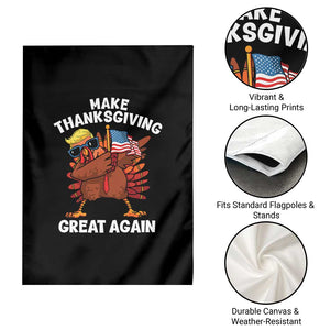 Make Thanksgiving Great Again Garden Flag Dabbing Turkey Trump American Flag TS02 Print Your Wear