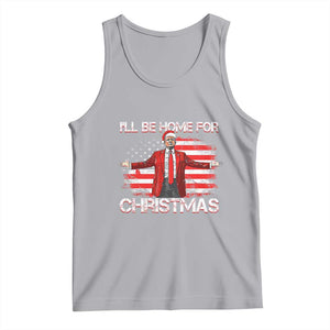 Trump 2024 Tank Top Trump 2024 I'll Be Home For Christmas Funny Trump Xmas 2024 TS02 Athletic Heather Print Your Wear