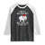 Funny White Elephant Christmas Raglan Shirt I Went To A White Party And Got This Gift Exchange TS02 Black White Print Your Wear