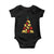 South Africa Elephant Christmas Tree Baby Onesie Safari Animals Xmas TS02 Black Print Your Wear