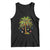 Christmas Palm Tree Tank Top Xmas Lights Tropical Hawaiian Holidays TS02 Black Print Your Wear