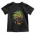 Christmas Palm Tree Toddler T Shirt Xmas Lights Tropical Hawaiian Holidays TS02 Black Print Your Wear