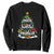 Tropical Hawaiian Christmas Sweatshirt Mele Kalikimaka Palm Tree Xmas in Hawaii TS02 Black Print Your Wear