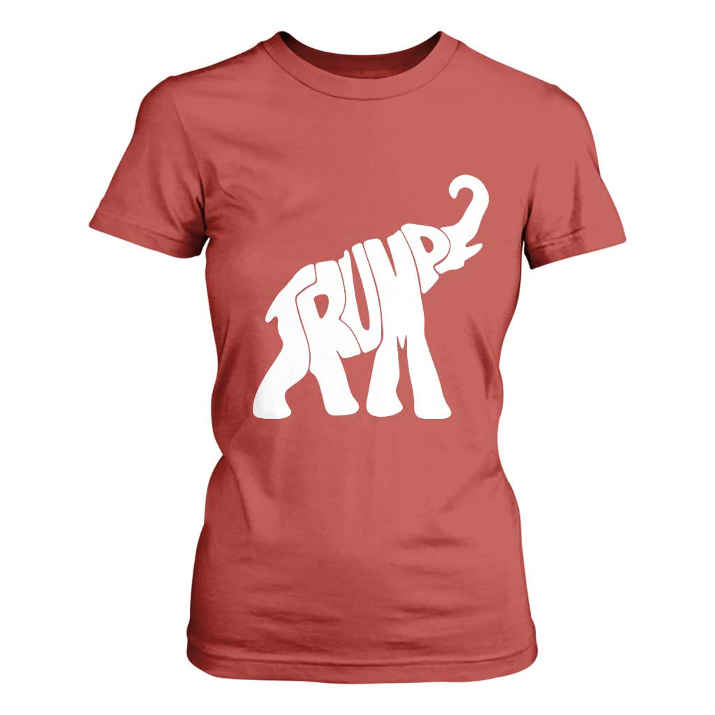 Trump 2024 Republican Elephant T Shirt For Women US 47th President TS02 Red Print Your Wear