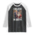 Funny Christmas Trump And Santa Raglan Shirt I Believe In Both TS02 Black White Print Your Wear