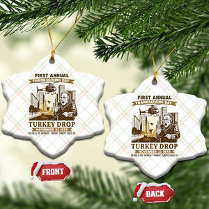 Vintage Thanksgiving Turkey Drop Ceramic Ornament Funny 1978 Helicopter Scene Classic TV Moment TS02 Print Your Wear