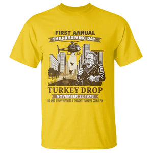 Vintage Thanksgiving Turkey Drop T Shirt Funny 1978 Helicopter Scene Classic TV Moment TS02 Daisy Print Your Wear