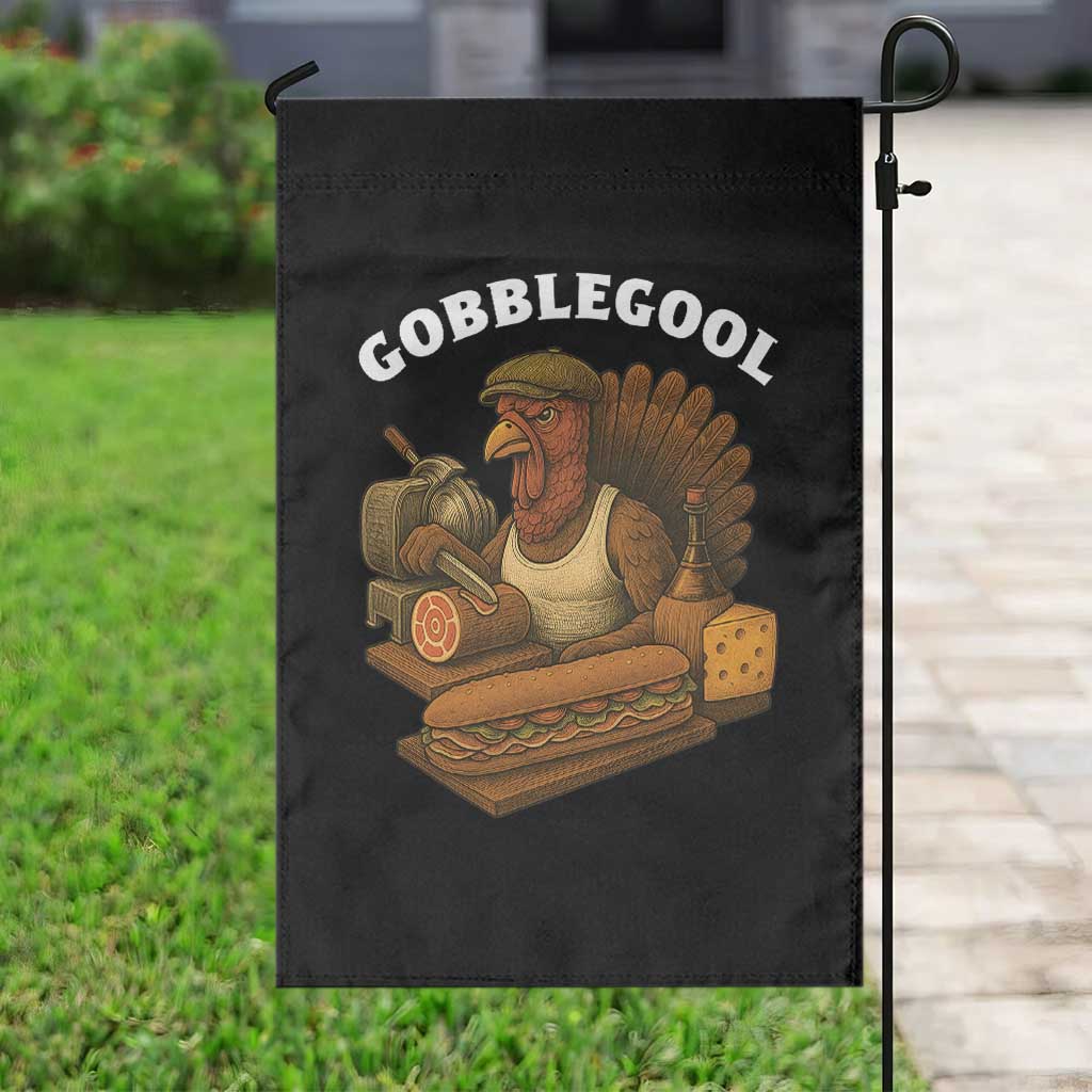 Gobblegool Funny Thanksgiving Garden Flag Italian Turkey Deli Humor Sub Sandwich TS02 Print Your Wear