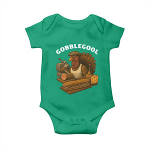 Gobblegool Funny Thanksgiving Baby Onesie Italian Turkey Deli Humor Sub Sandwich TS02 Irish Green Print Your Wear