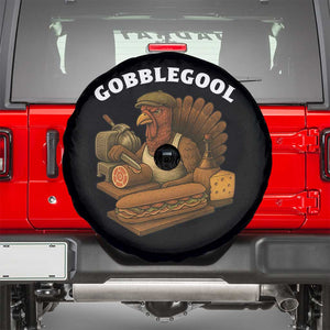 Gobblegool Funny Thanksgiving Spare Tire Cover Italian Turkey Deli Humor Sub Sandwich TS02 Black Print Your Wear