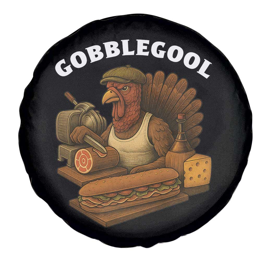 Gobblegool Funny Thanksgiving Spare Tire Cover Italian Turkey Deli Humor Sub Sandwich TS02 Print Your Wear