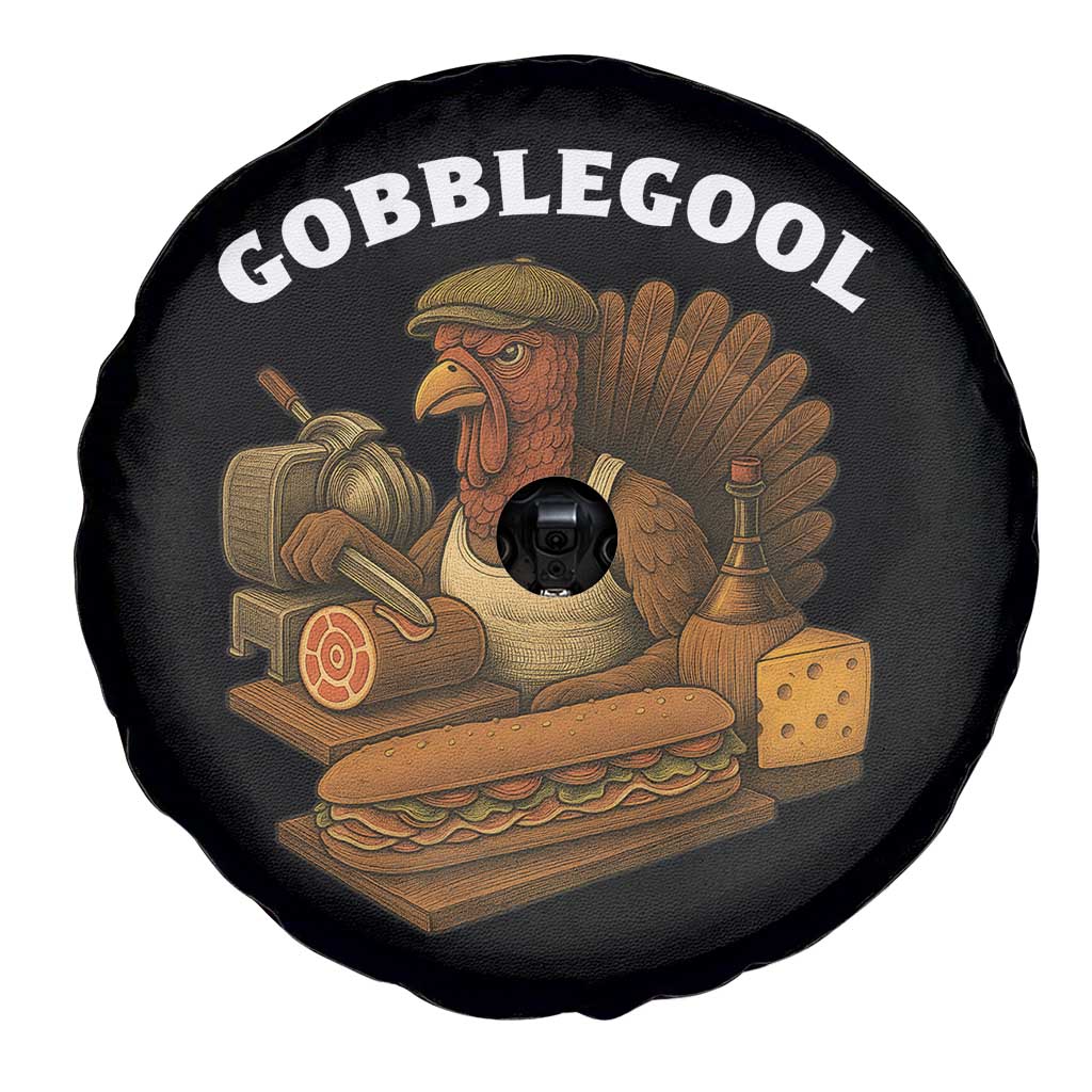 Gobblegool Funny Thanksgiving Spare Tire Cover Italian Turkey Deli Humor Sub Sandwich TS02 Print Your Wear