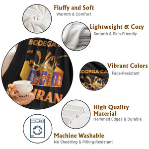 Bodega Cats for Zohran Throw Blanket New York Mamdani Supporter Mayor Cute Cat TS02 Print Your Wear