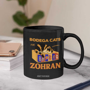 Bodega Cats for Zohran Coffee Mug New York Mamdani Supporter Mayor Cute Cat TS02 Print Your Wear