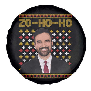 Zo Ho Ho Ugly Christmas Sweater Spare Tire Cover Funny Zohran Mamdani Holiday TS02 Print Your Wear