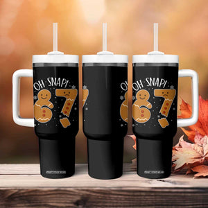 Oh Snap 67 Gingerbread Meme Tumbler With Handle Broken Cookie Six Seven Holiday Gag Christmas Vibes TS02 Print Your Wear